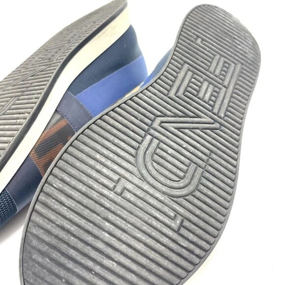 FENDI Sports Zucca FF Sneakers mesh Brown x navy - Picture 7 of 8